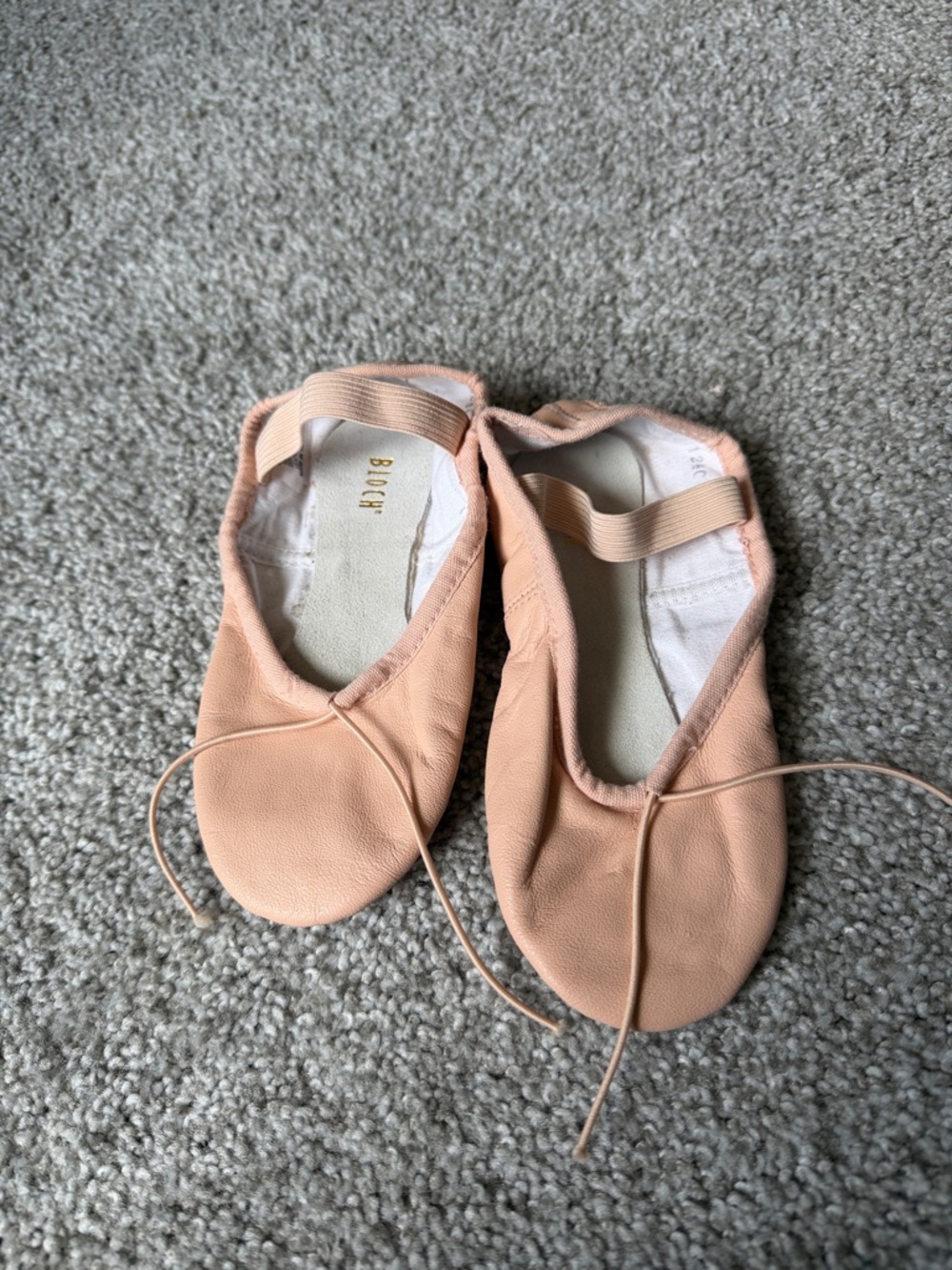 Bloch Dansoft leather ballet shoes